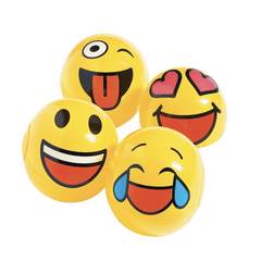 Mini Emoji Beach Balls (24 total beach balls in 2 bags) 78?› each
