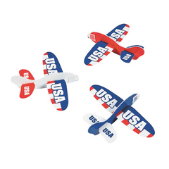 Patriotic Foam Gliders (96 total gliders in 2 bags) 22?› each