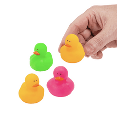 Mini Neon Rubber Ducks (48 total ducks in 2 bags) 49?› each