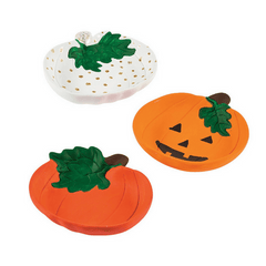 Ceramic Mini Pumpkin Plates (24 plates in 2 bags) $1.65 each