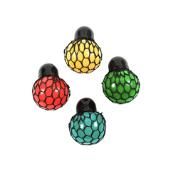 Mesh Covered Mini Squishy Balls (48 total balls in 2 boxes) 47?› each