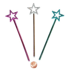 Mini Plastic Star Wands (48 total wands in 2 bags) 24?› each