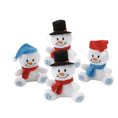 Mini Stuffed Snowflake Snowmen (24 total snowmen in 2 bags) $1.77 each