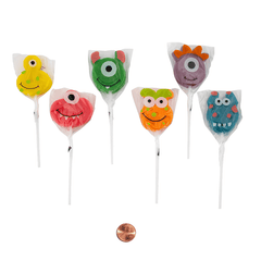 Friendly Monster Shaped Suckers (24 total suckers in 2 boxes) 61?› each