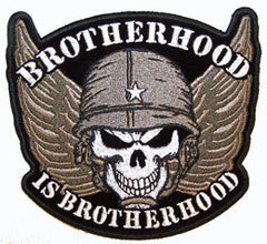BROTHERHOOD SKULL PATCH (Sold by the piece)
