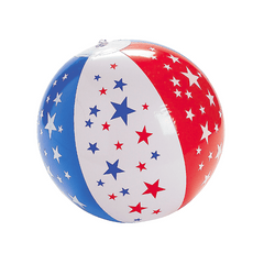 Patriotic Beach Ball (24 total balls in 2 bags) $1.14 each