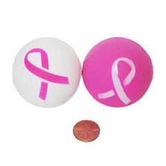 Pink Ribbon Stress Balls (24 total pieces in 2 bags) 75?› each
