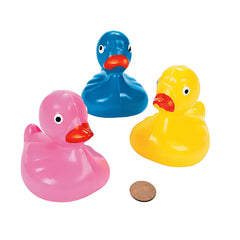 Plastic Floating Ducks (24 total plastic ducks in 2 bags) 49?› each