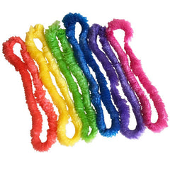 Plastic Bright Leis (200 total in leis in 2 bags) 15?› each
