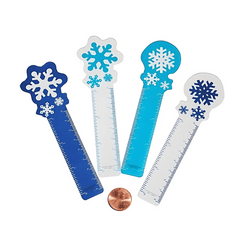 Snowflake Ruler Bookmarks (96 total bookmarks in 2 bags) 12?› each