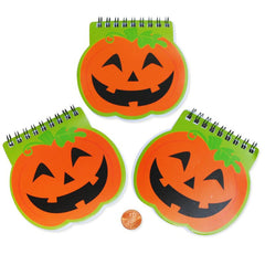 Paper Pumpkin Spiral Notepad (24 total holiday notepads in 2 bags) 57?› each