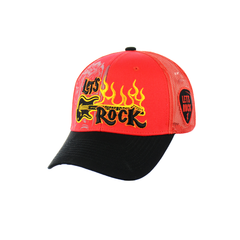 Let's Rock Hat Embroidered Snapback