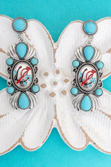 TIPI Bird & Blooms Silvertone Earrings