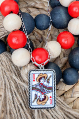 TIPI Rebel Queen Silvertone Necklace