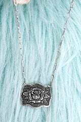 TIPI Sweetwater Rose Silvertone Necklace
