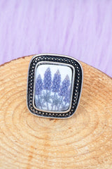TIPI Prairie Blooms Silvertone Ring