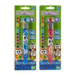 Scentimals Scented Rainbow Pen ƒ?? 10-in-1 Colorful Gel Ink
