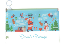 Christmas Santa Claus Zip Case