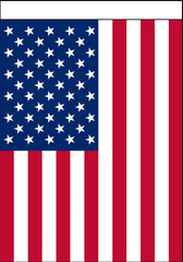 USA AMERICAN POLY-- 28" X 40" GARDEN HANGING FLAG ( sold by the piece ) *- CLOSEOUT NOW $ 2,.50 EA