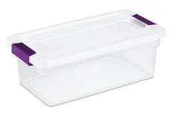 Sterilite -1751 - 6 Qt. ClearViewƒ?› Latch Box Sweet Plumb | A Gift to Hold Gifts!