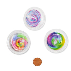 Tie-Dye Spin Tops (24 total toys in 2 bags) 35?› each