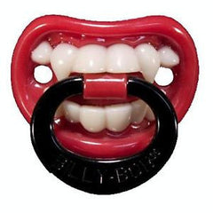 LITTLE VAMPIRE TEETH BILLY BOB TODDLER PACIFIER ( sold by the piece )