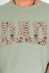 Personalized Father's Day Camo Edition Comfort Colors Adult Ring-Spun Cotton Tee