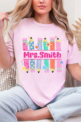 Personalized Pencil Party Comfort Colors Adult Ring-Spun Cotton Tee