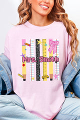Personalized Teachers Rule Comfort Colors Adult Ring-Spun Cotton Tee