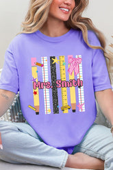 Personalized Teachers Rule Comfort Colors Adult Ring-Spun Cotton Tee