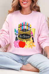 Personalized Teaching In Full Color Heavy Blend Crew Sweatshirt *Enter Your Name