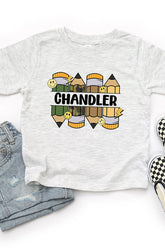 Toddler Personalized Camo Pencil Pack Fine Jersey Tee *Enter Kid's Name