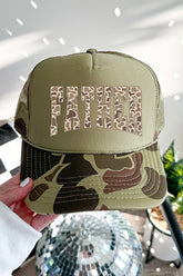 Personalized Father's Day Camo Edition Otto Foam Front Trucker Hat