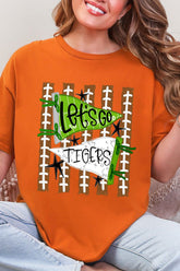 Personalized Touchdown Cheers Short Sleeve Relaxed Fit T-Shirt *Enter Custom Text