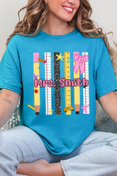 Personalized Teachers Rule Short Sleeve Relaxed Fit T-Shirt