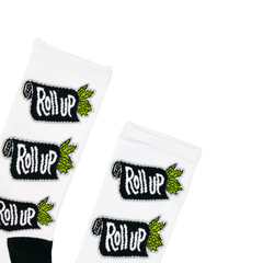 Roll Up Socks Fits All, 70% Cotton, 25% Spandex, 5% Elastic