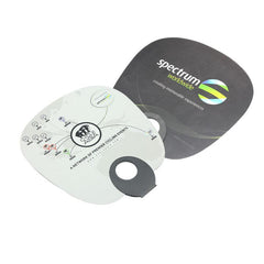 Small O-shaped Plastic Fan with Handle