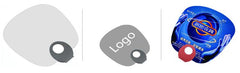 Small O-shaped Plastic Fan with Handle