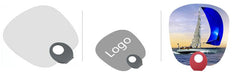 Large O-shaped Plastic Fan with Handle