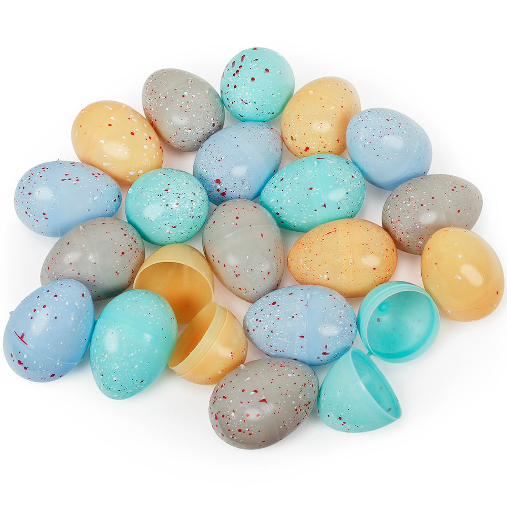 Empty Plastic Easter Eggs - Speckled 2.25" (1000 PACK)