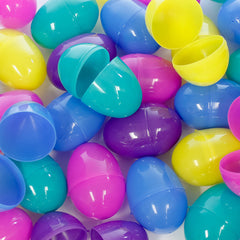 Empty Plastic Easter Eggs - Medium 3.25" (500 PACK)