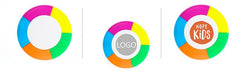 5 Colour Round Highlighter