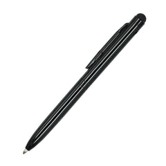 Minimalist Metal Twist-Type Ballpoint Pen With Stylus
