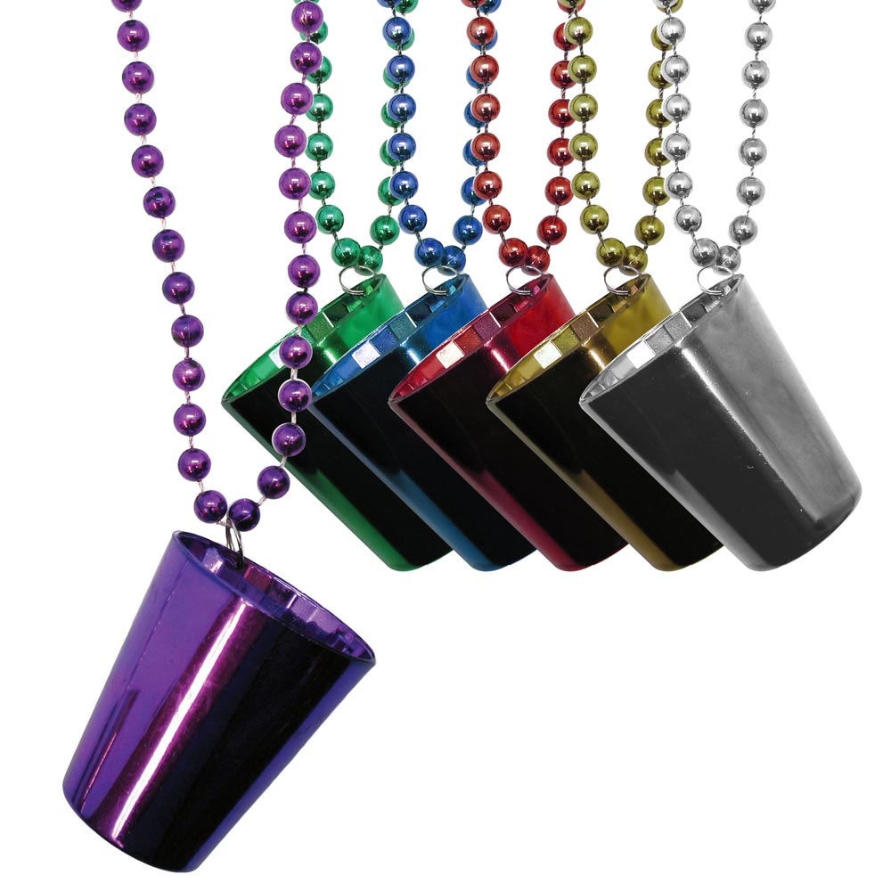 Beads - Shot Glass Assortment 33" (DZ)