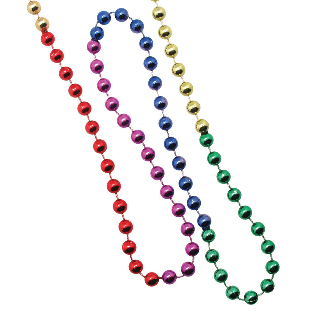 Beads - Segmented Rainbow Round 7mm 33" (144 PACK)