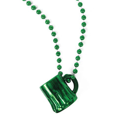 Beads - Green Mug 7.5mm 33" (DZ)