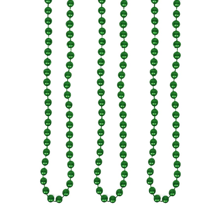 Beads - Green Round 7mm 33" (144 PACK)