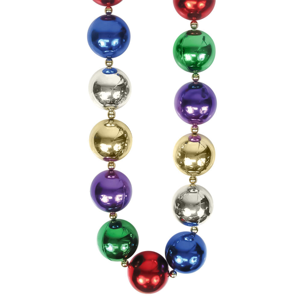 Beads - Jumbo Rainbow 50mm Balls 50" (EACH)