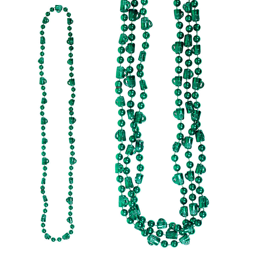 Beads - Beer Mugs 33" (DZ)