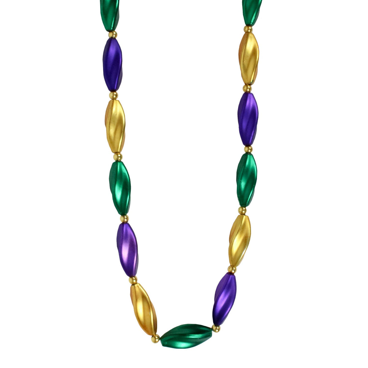 Beads - Mardi Gras Swirl 38" (DZ)